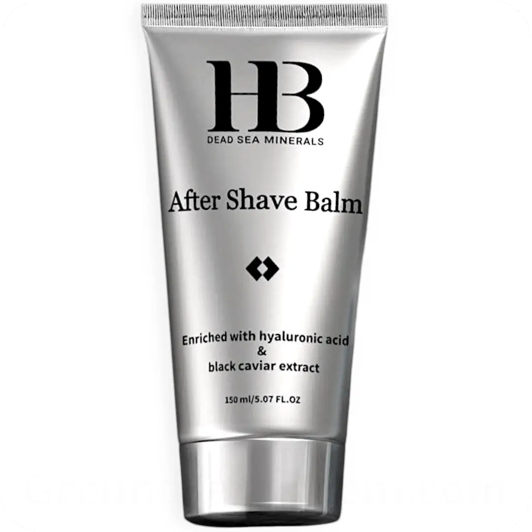 After Shave Balm with Hyaluronic Acid & Black Caviar Extract by HB Dead Sea Minerals 150ml 7290015247511