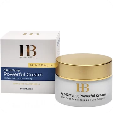 Age-Defying Powerful Cream with Dead Sea Minerals by HB Dead Sea Minerals 50ml 7290011843038