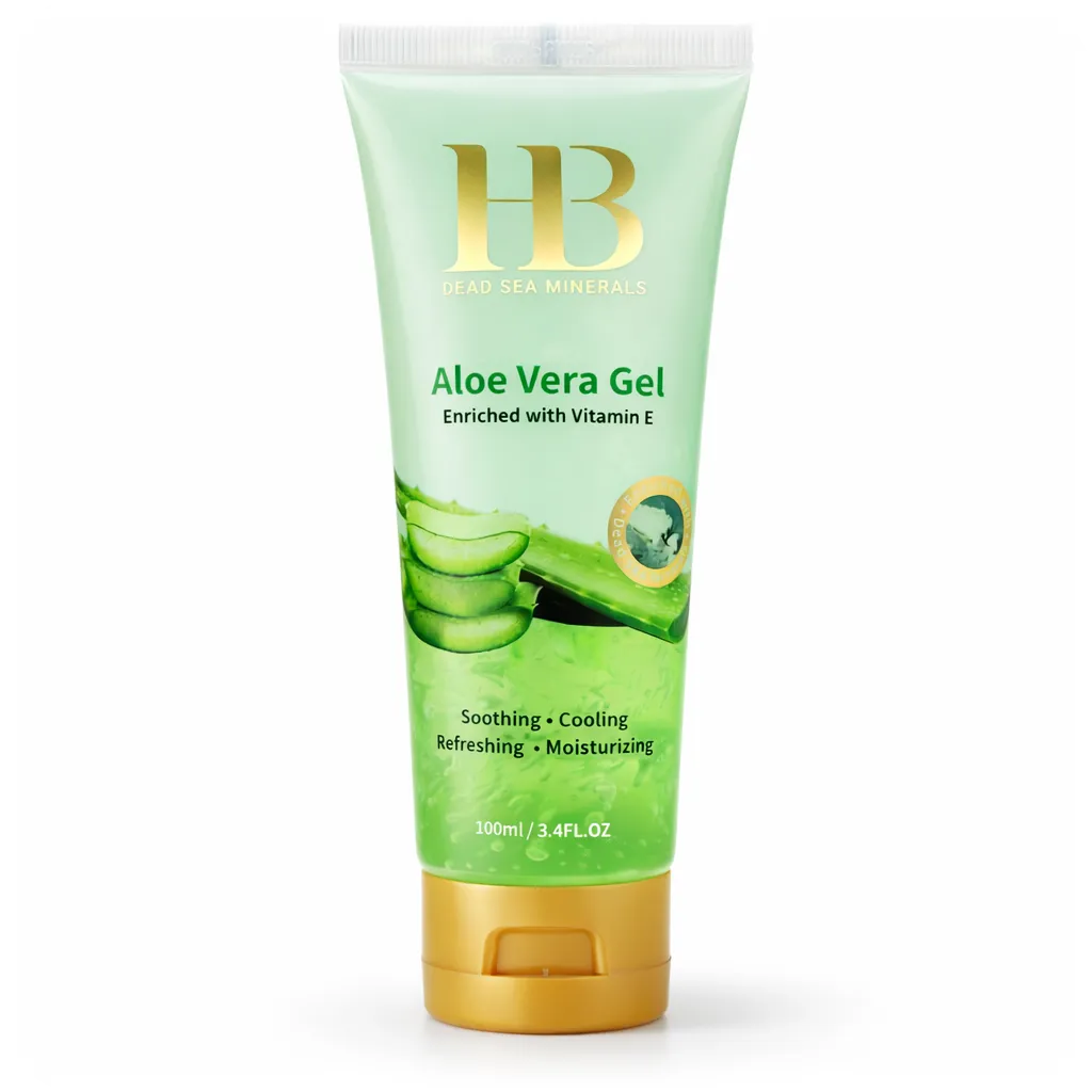 Aloe Vera Gel with Vitamin E by HB 100ml 7290014043848