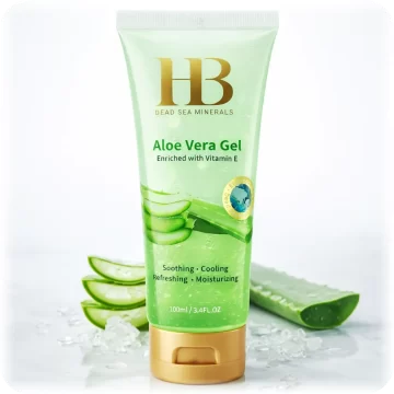Aloe Vera Soothing Gel with Vitamin E by HB Dead Sea Minerals 100ml 7290014043848