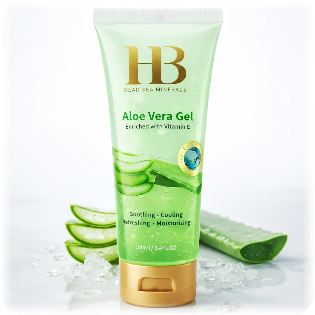 Aloe Vera Soothing Gel with Vitamin E by HB Dead Sea Minerals 100ml 7290014043848