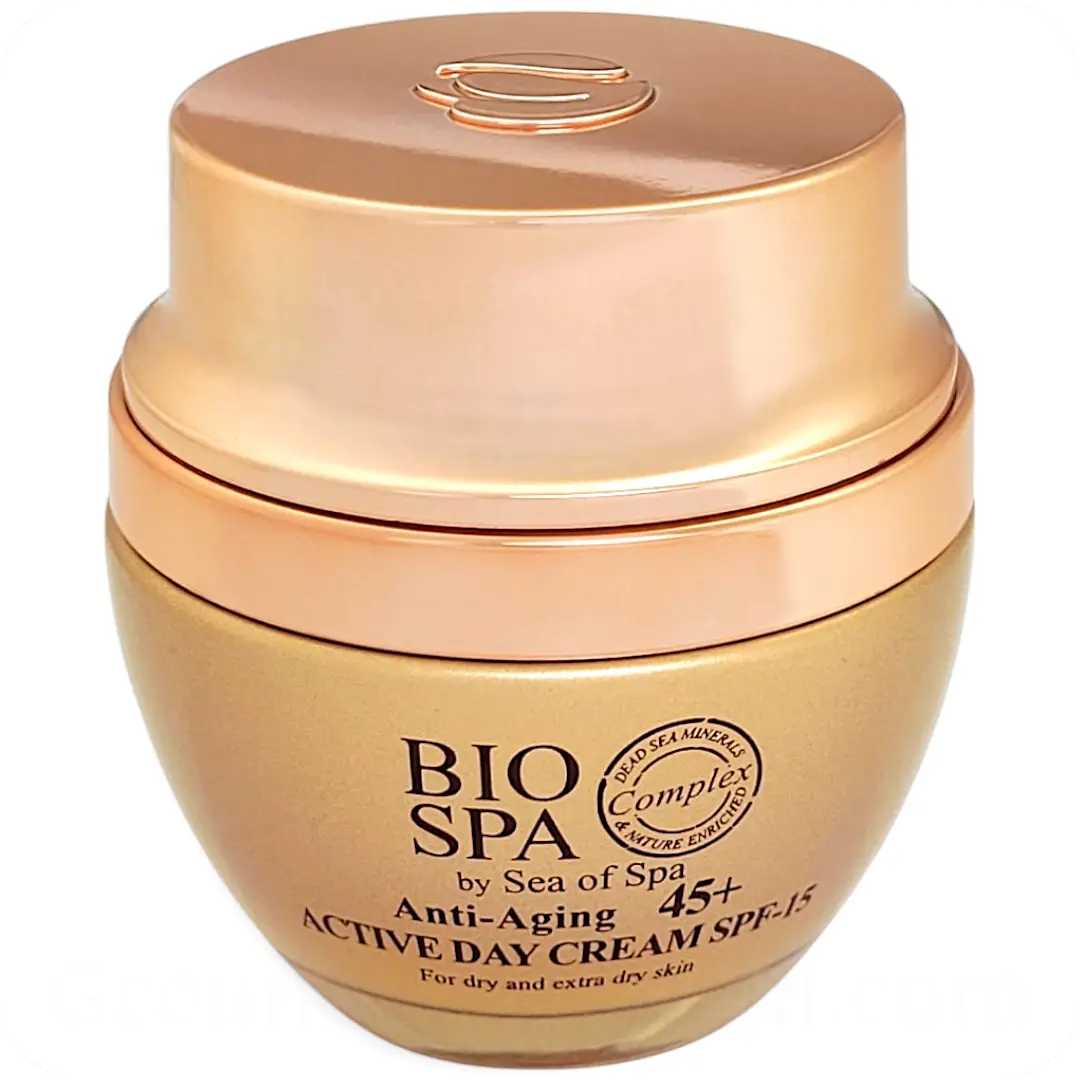 Anti-Aging Day Cream SPF-15 with Dead Sea Minerals & Pumpkin Seed Oil by Sea of Spa Bio Spa 50ml