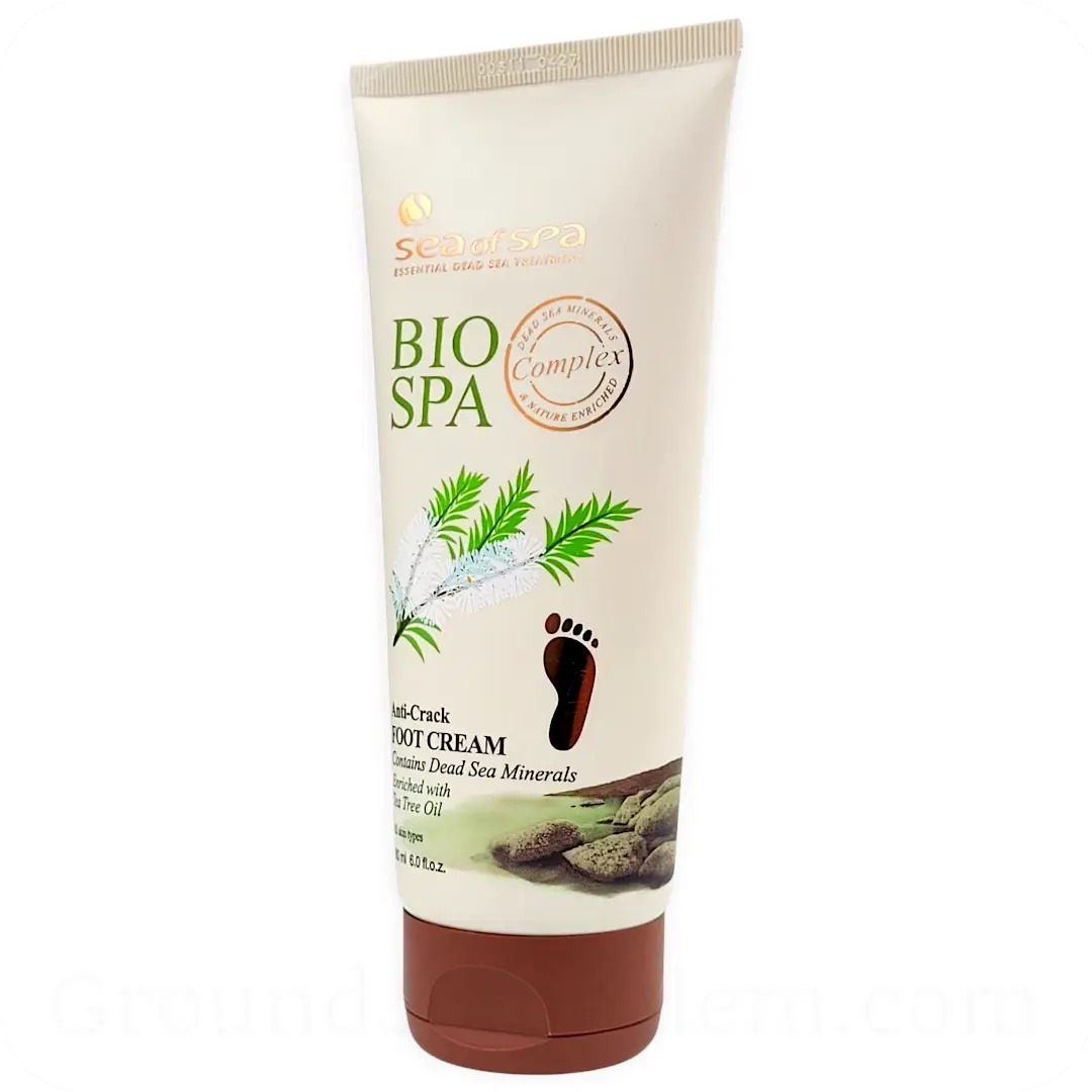 Anti-Crack Foot Cream with Dead Sea Minerals & Tea Tree Oil by Sea of Spa 180ml 7290016846089
