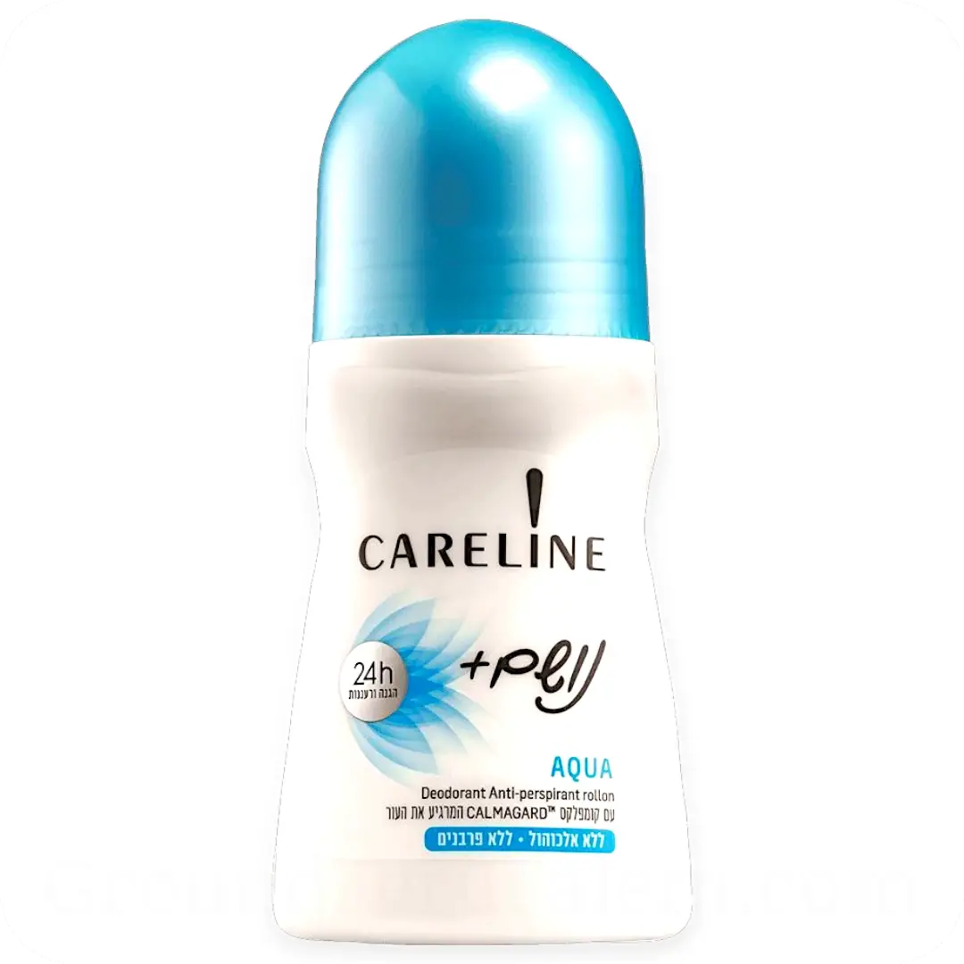 Aqua Anti-Perspirant Roll-On Deodorant with CALMAGARD for Skin Soothing by Careline 75ml 7290006788412