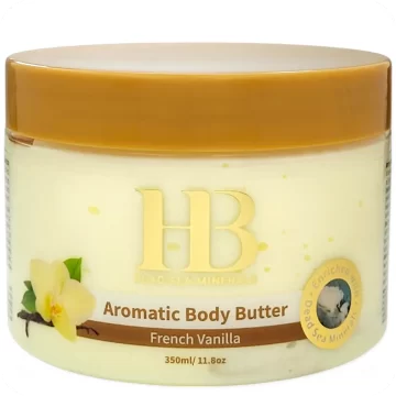 Aromatic Body Butter French Vanilla with Dead Sea Minerals by HB 7290017824871