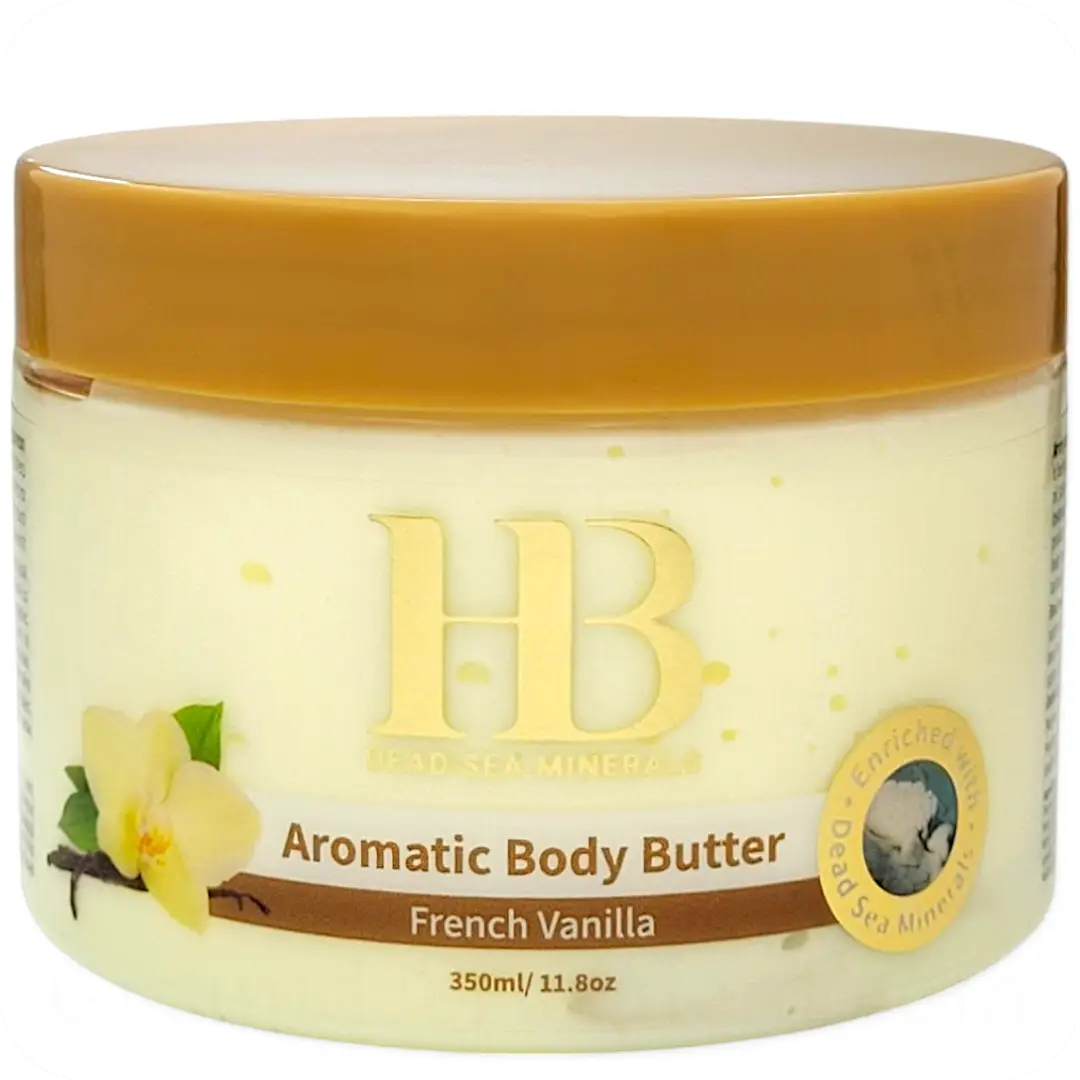Aromatic Body Butter French Vanilla with Dead Sea Minerals by HB 7290017824871