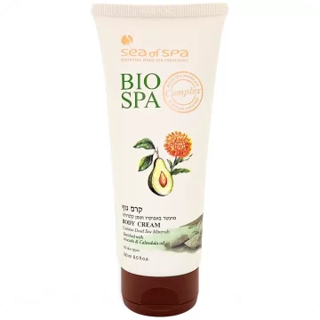 Body Cream with Avocado & Calendula Oils and Dead Sea Minerals by Sea of Spa Bio Spa 180ml 7290013761309