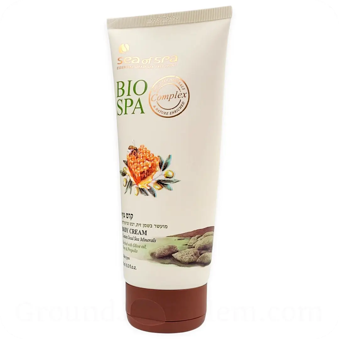 Body Cream with Dead Sea Minerals, Olive Oil, Honey & Propolis by Sea of Spa 180ml 7290012934131
