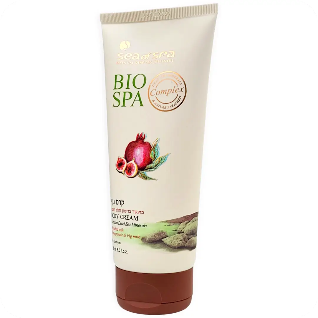 Body Cream with Dead Sea Minerals, Pomegranate & Fig Milk by Sea of Spa 180ml 7290012934162