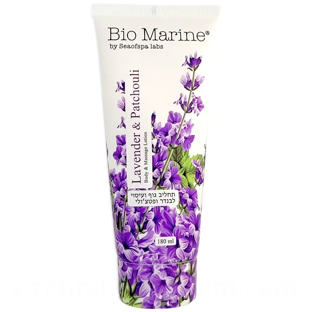Body & Massage Lotion Lavender & Patchouli with Dead Sea Minerals by Sea of Spa Bio Marine 180ml 7290016167009