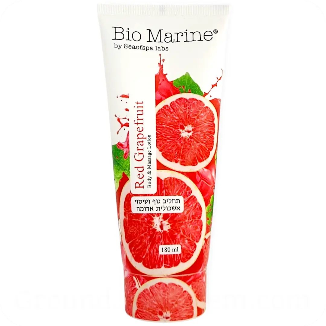 Body & Massage Lotion Red Grapefruit with Dead Sea Minerals by Sea of Spa Bio Marine 180ml 7290016167030