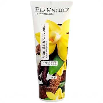 Body & Massage Lotion Vanilla & Coconut with Dead Sea Minerals by Sea of Spa Bio Marine 180ml 7290016167023