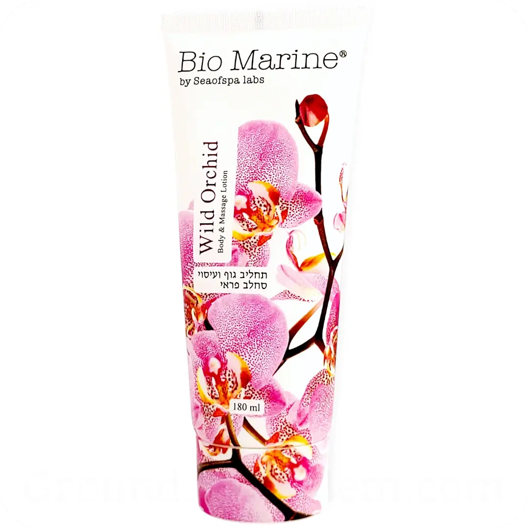 Body & Massage Lotion Wild Orchid with Dead Sea Minerals by Sea of Spa Bio Marine 180ml 7290016167047 right side