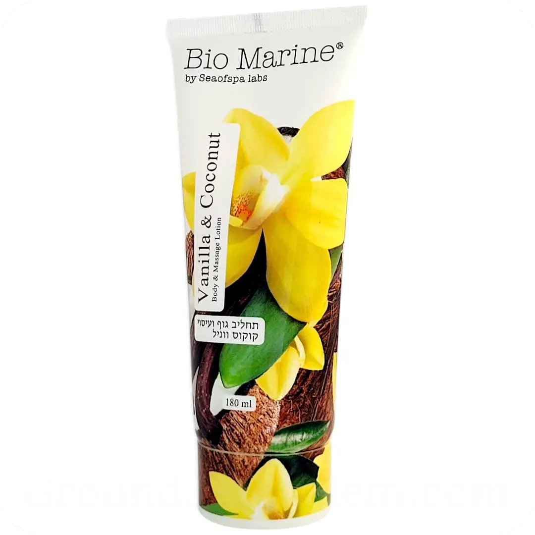 Body & Massage Lotion by Sea of Spa Bio Marine 180ml Vanilla & Coconut with Dead Sea Minerals