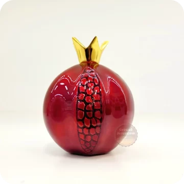 Burgundy pomegranate symbol of abundance