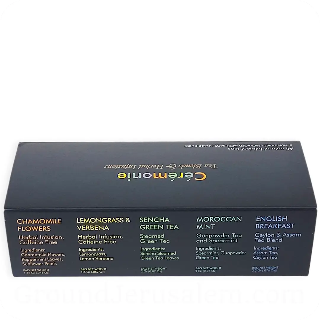 Choice – 5 Refreshing Tea Blends & Herbal Infusions in Elegant Mini Cubes by Cérémonie