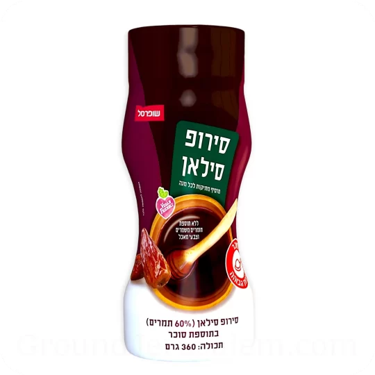 Dates Syrup 60% Dates Squeeze Bottle 360g — Made in Israel