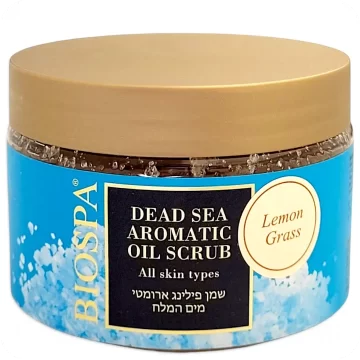 Dead Sea Aromatic Oil Scrub Lemongrass by Sea of Spa Bio Spa 350ml 7290013761347LG