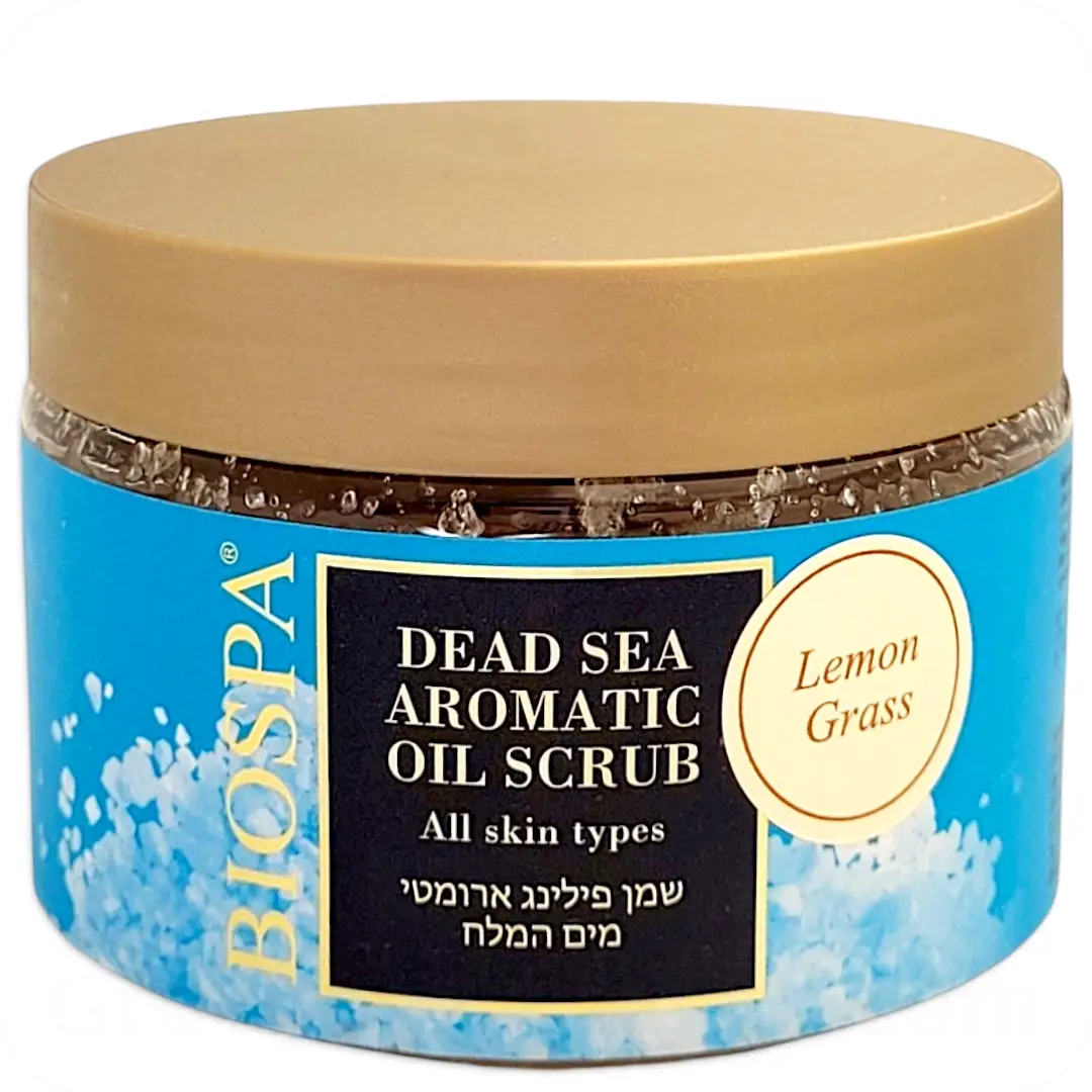 Dead Sea Aromatic Oil Scrub Lemongrass by Sea of Spa Bio Spa 350ml 7290013761347LG
