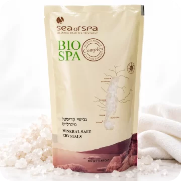 Dead Sea Bath Salt Crystals by Sea of Spa BIO SPA 500g Made in Israel