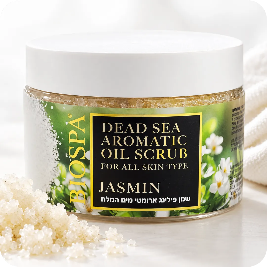 Dead Sea Salt & Oil Body Scrub with Jasmine Fragrance by Sea of Spa BIO SPA 350ml 7290020103697