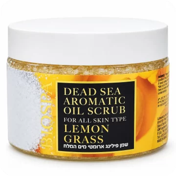 Dead Sea Salt & Oil Body Scrub with Lemongrass Oil by Sea of Spa BIO SPA 7290020103666