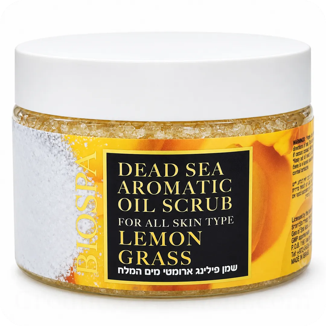 Dead Sea Salt & Oil Body Scrub with Lemongrass Oil by Sea of Spa BIO SPA 7290020103666