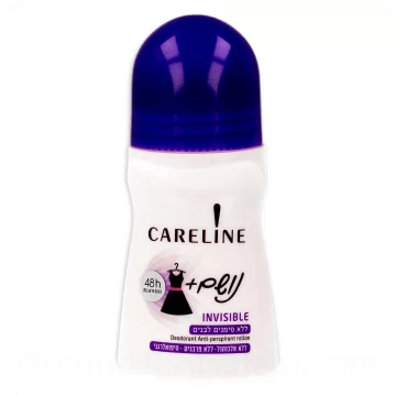 Deodorant Antiperspirant Roll-On Invisible Careline 75ml 2.53 Fl.OZ — Made in Israel