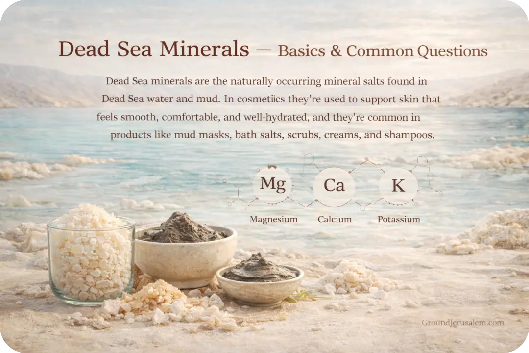 FAQ Dead Sea Minerals Basics & Common Questions