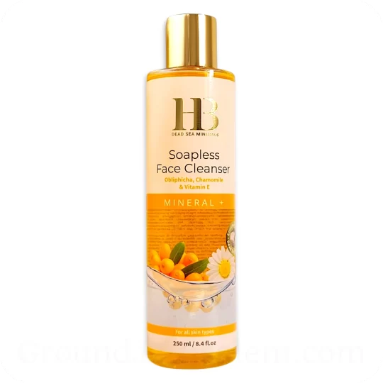 Facial Cleanser with Sea Buckthorn, Chamomile & Vitamin E by Dead Sea Minerals 250 ml 8.4 fl. oz — Made in Israel