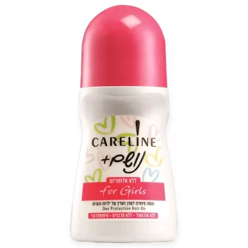 Gentle Roll-On Deodorant for Girls – Special Formula for Young & Sensitive Skin by Careline 75ml 7290104962134