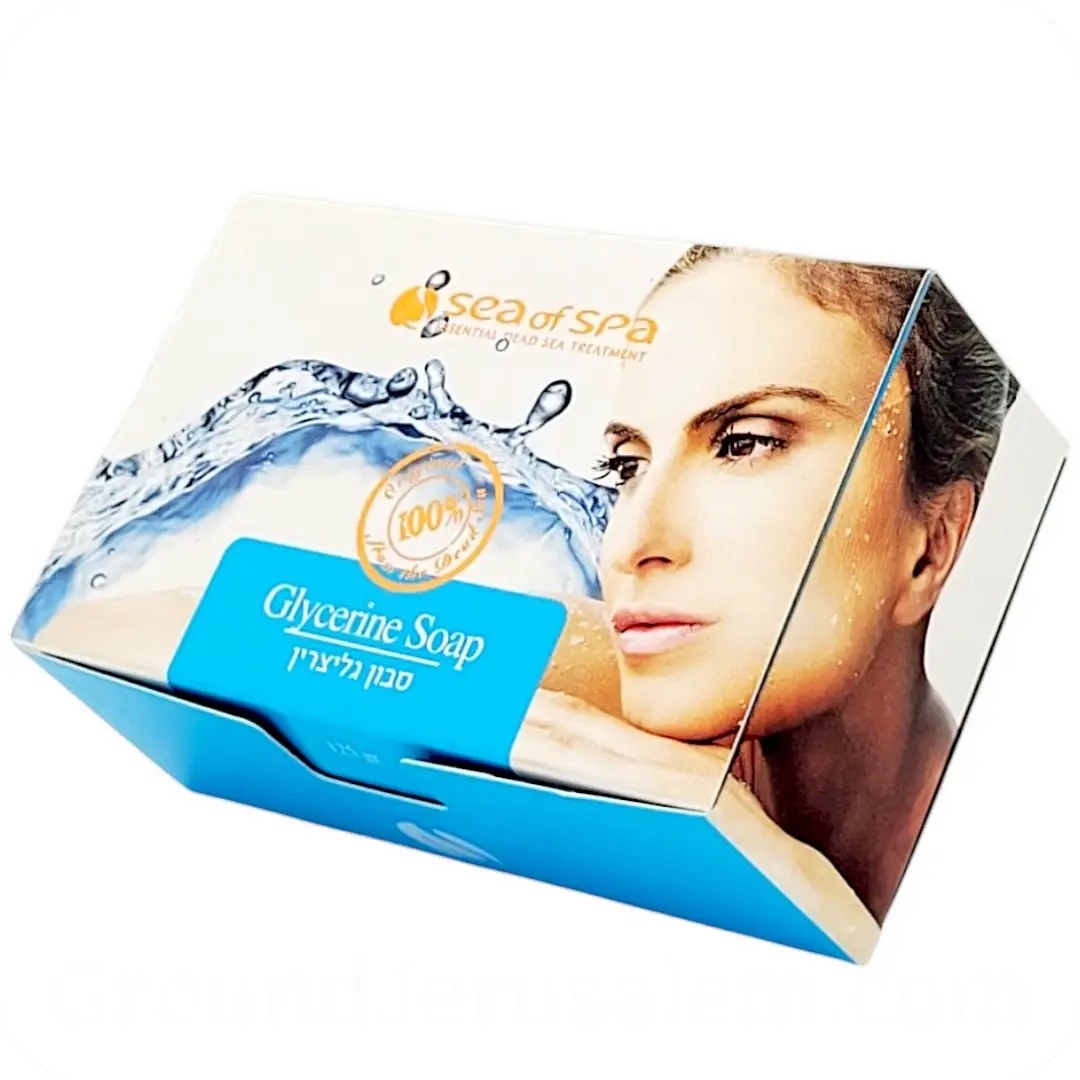 Glycerine Soap with 27 Dead Sea Minerals & Pure Oils by Sea of Spa 125g 7290011314033 in pack
