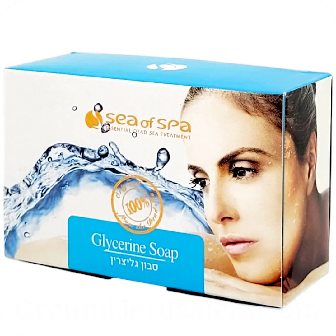 Glycerine Soap with 27 Dead Sea Minerals & Pure Oils by Sea of Spa 125g 7290011314033 soap pack