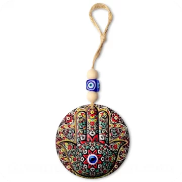 Hamsa Wall Hanging – Sacred Mandala – Made in Israel