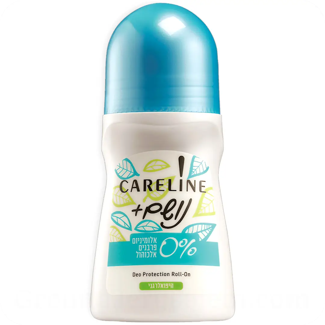 Hypoallergenic Roll-On Deodorant 0% Aluminum, Parabens & Alcohol by Careline 75ml 7290104962684