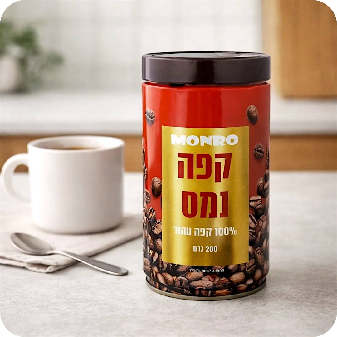 Instant Coffee Monro by Rejwan 200g Made in Jerusalem