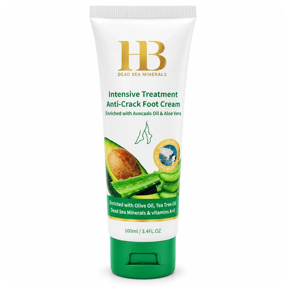 Intensive Anti-Crack Foot Cream with Avocado Oil & Aloe Vera by HB 7290015247276