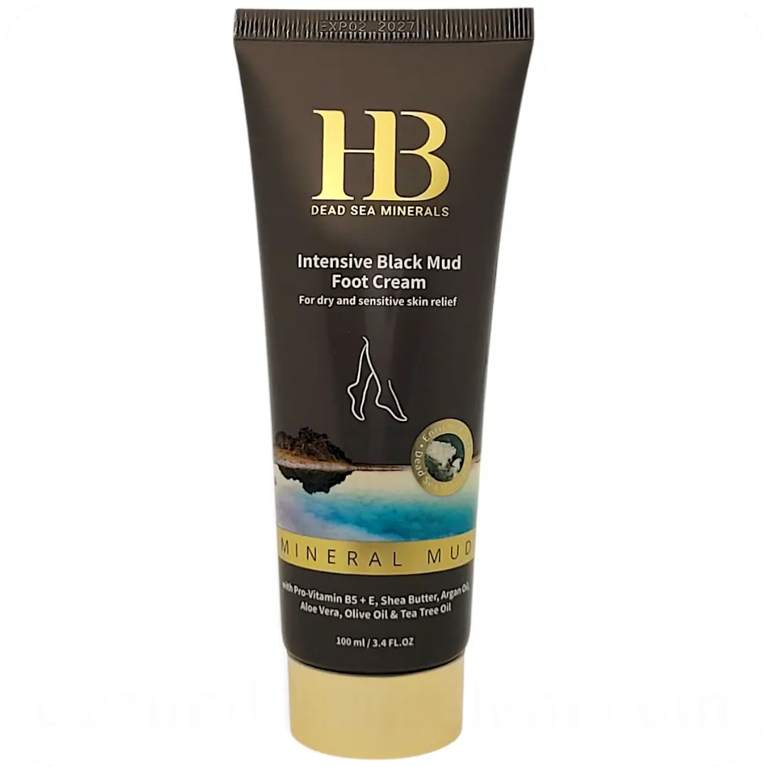 Intensive Dead Sea Mud Foot Cream by HB 100ml 7290015247313