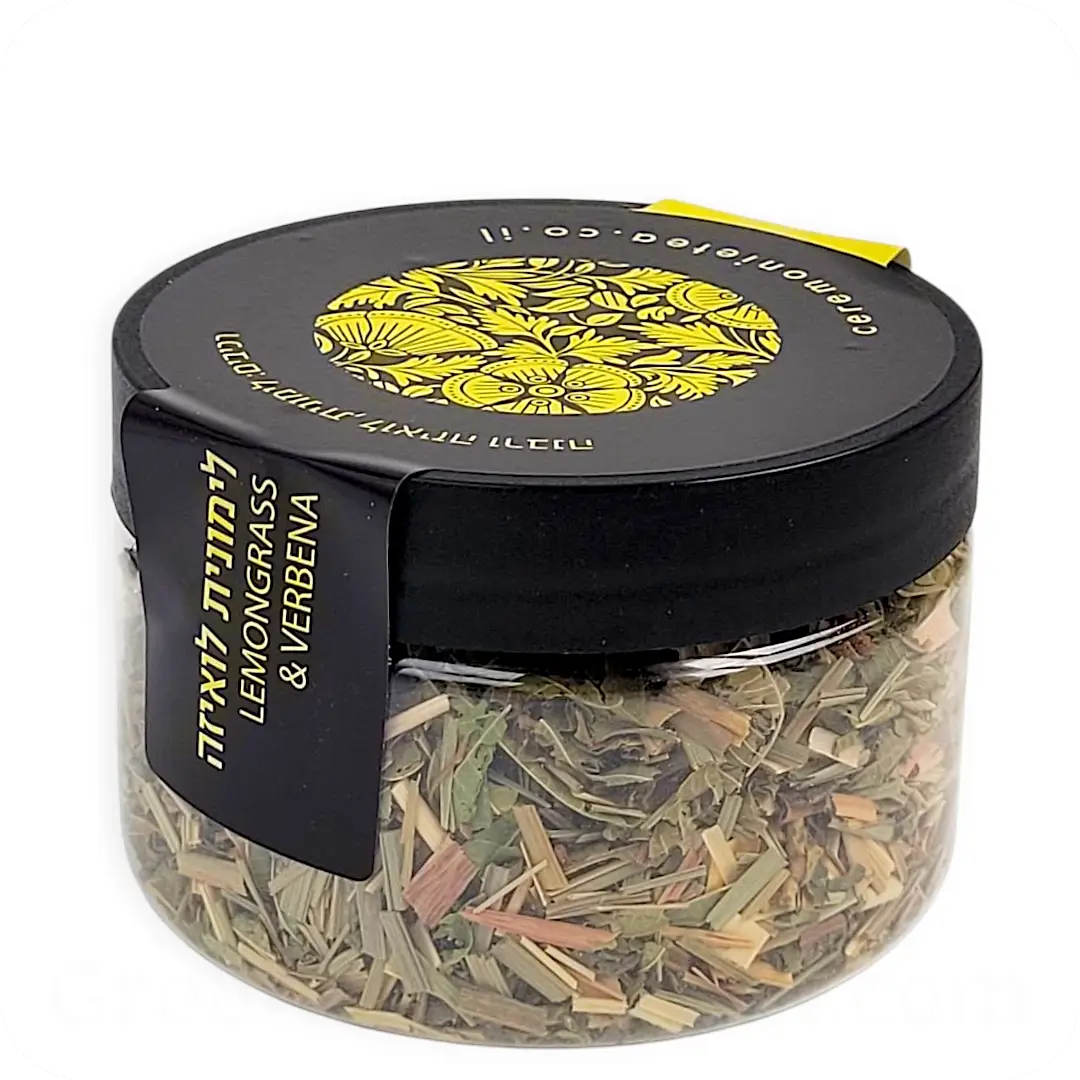 Lemongrass & Verbena Herbal Infusion Loose Leaf in Plastic Jar by Ceremonie 7290013703385