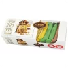 Made in Israel 12 Halva Snack Bars 50% Sesame – Assorted Flavors Marble, Nuts, Vanilla by Achva 300g 7290000572673