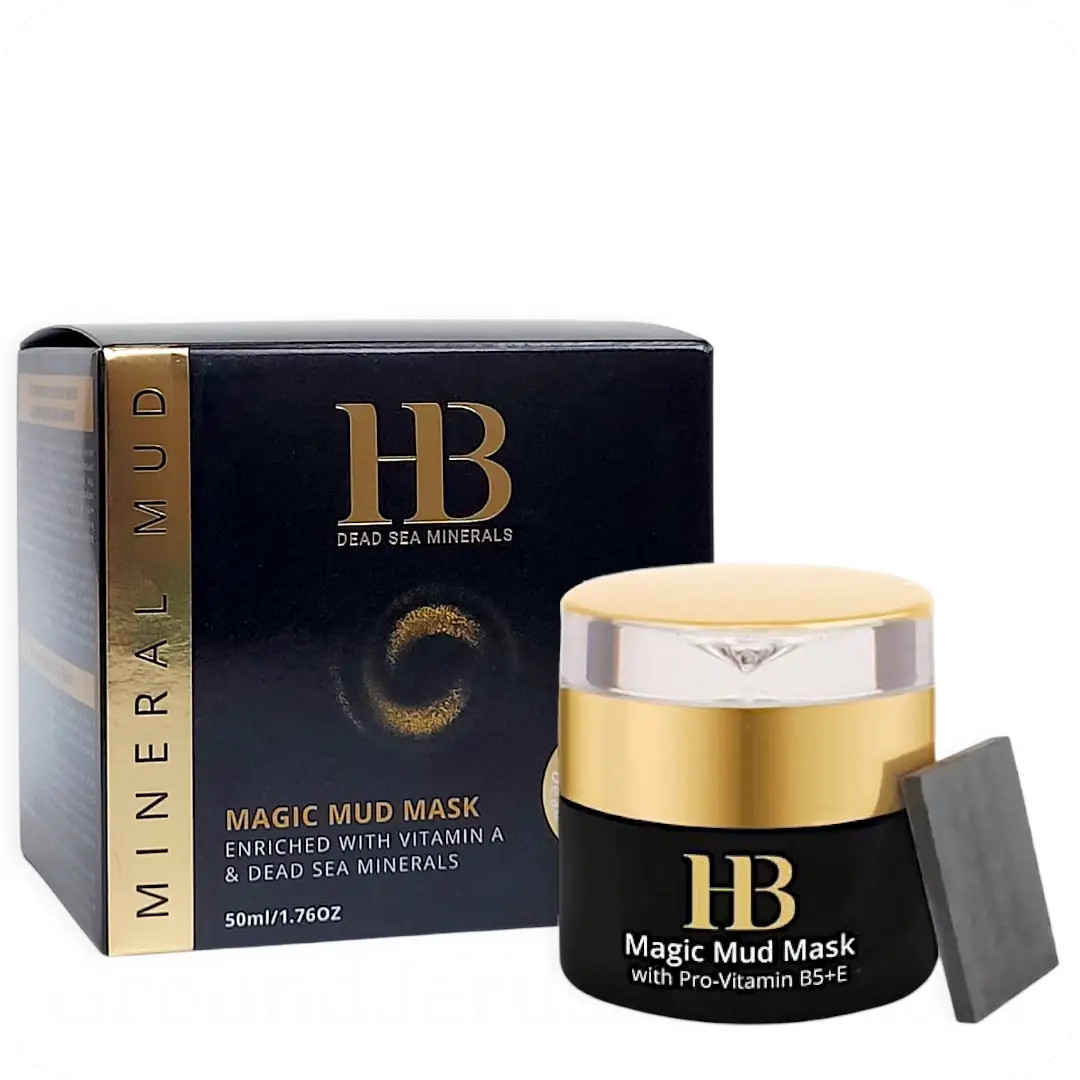 Magnetic Magic Mud Mask with Dead Sea Minerals & Magnet by HB 7290012326806