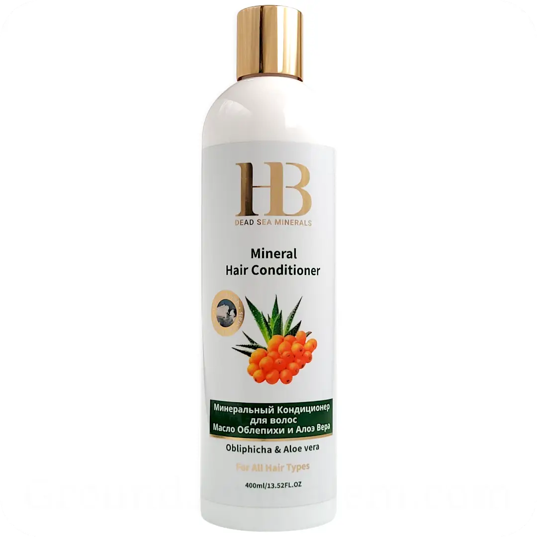Mineral Hair Conditioner Sea Buckthorn Obliphicha & Aloe Vera by HB 400ml 7290012326721
