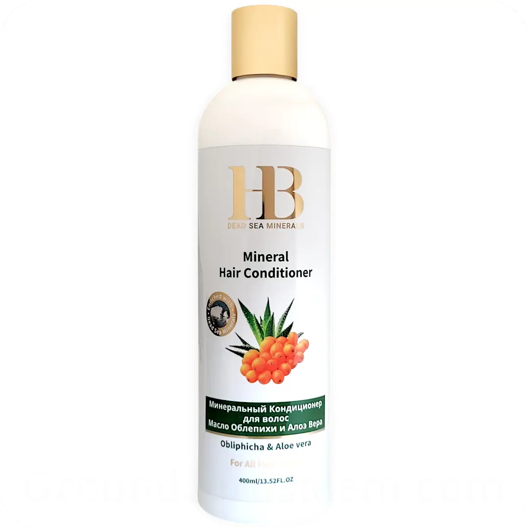 Mineral Hair Conditioner Sea Buckthorn Obliphicha and Aloe Vera by HB 400ml 7290012326721