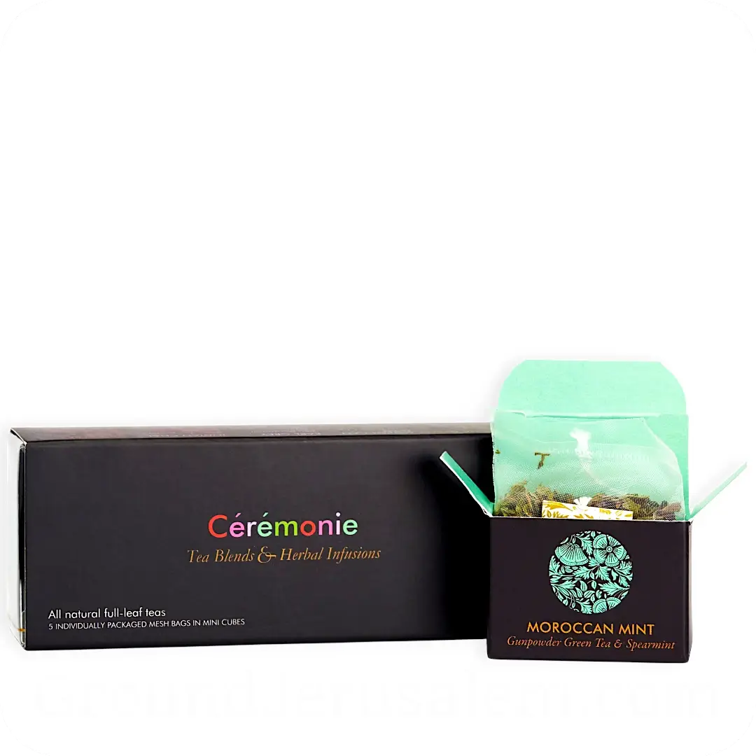 Mini Cube Unbox - Tea Gift Sampler 5 Exquisite Tea Blends & Herbal Infusions in Elegant Mini Cubes by Cérémonie