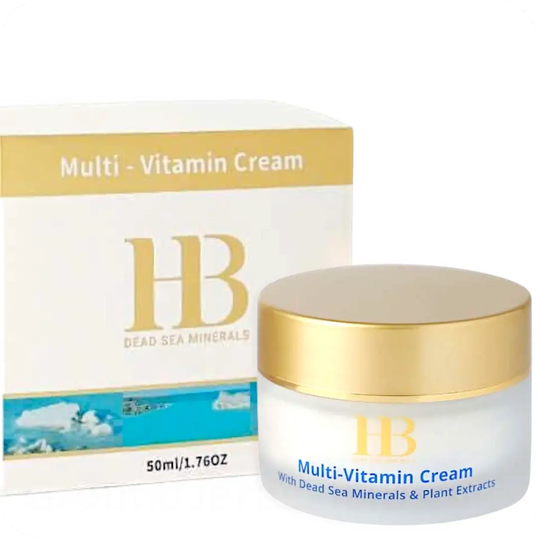 Multi-Vitamin Cream 50ml by HB Dead Sea Minerals 7290011843014