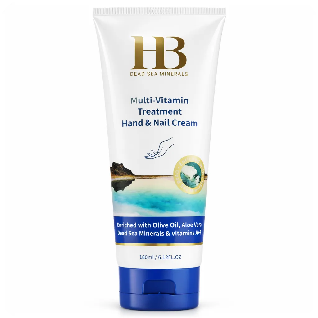 Multi-Vitamin Hand and Nail Treatment Cream by HB Health and Beauty 180ml 7290011843151