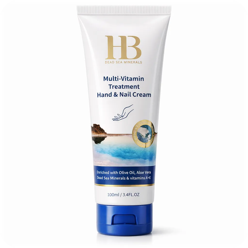 Multi-Vitamin Treatment Hand and Nail Cream by HB Health and Beauty 100ml 7290011843434