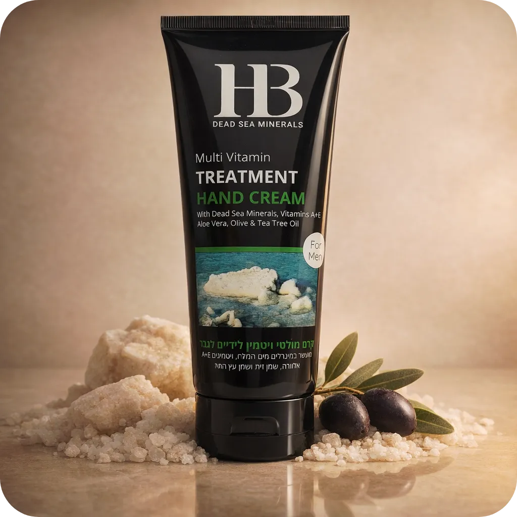 Multivitamin Hand Cream for Men by HB Health and Beauty 200ml 7290014043558