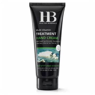 Multivitamin Hand Cream for Men with Dead Sea Minerals by HB Health & Beauty 200ml 7290014043558