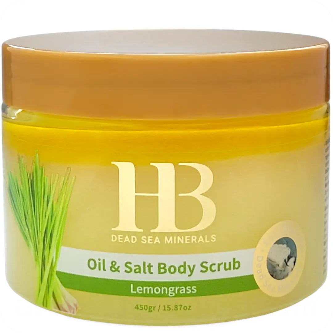 Oil & Salt Body Scrub Lemongrass 450g 7290012326479